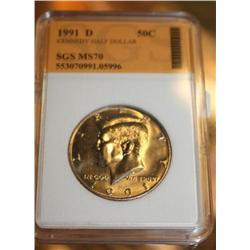 1991 Kennedy Half Dollar