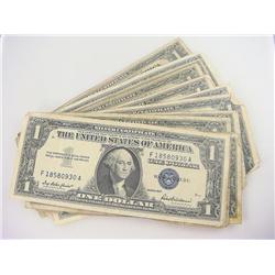 (15) Blue Seal $1.00 Currency Notes
