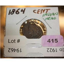 1864 Indian Head Cent