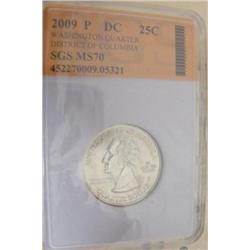 2009 P Washington Quarter District of Columbia""