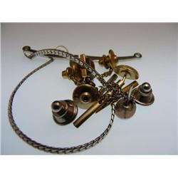 Misc. Bag Lot of Tie Tacs & Bars