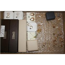 Lot of 27 Pieces of Gold Jewelry