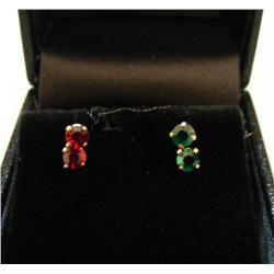 Pair of Faux Stone Earrings