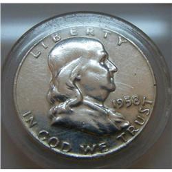 Lot of 3 Franklin Silver Half Dollars