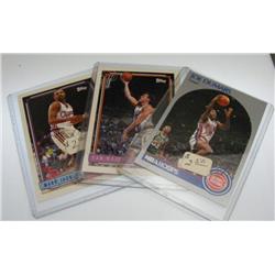 3 Basketball Trading Cards