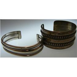 (2) Sterling Bracelets  88 grams