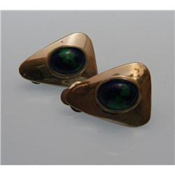 Sterling Earrings with Lapis/Malicite