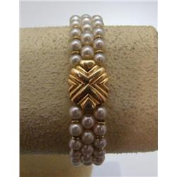 14k Gold  Pearl Bracelet