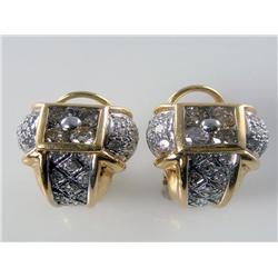 1.50ctw Custom Made Diamond Earrings
