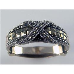 Antique 1920s Marcasite Band Style Ring