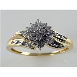 Antique Style Diamond Engagement Ring