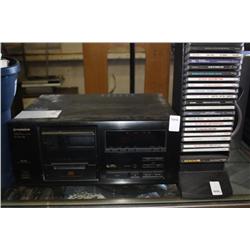 Pioneer CD Player W/Cds & Tower