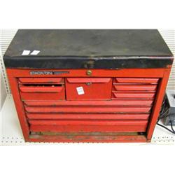 Red Tool Box With Tools