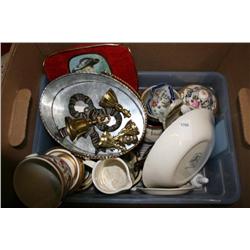 Box Of Misc Dishes