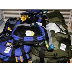 Lot Of Misc Camel Back Packs