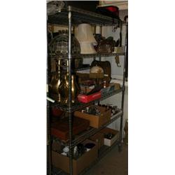 Rack Lot Of Misc Items