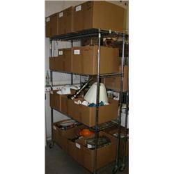Rack Lot Of Misc Items