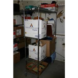 Rack Lot Of Misc Items