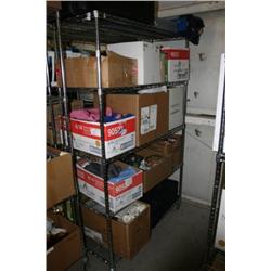 Rack Lot Of Misc Items
