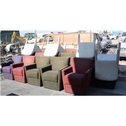 Lot Of 15 Cushion Chairs