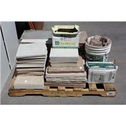 Pallet Of Misc Floor Tiles