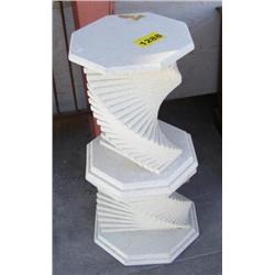 2 Decorative Twist End Tables
