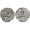 Image 1 : CALABRIA: Tarentum, AR nomos (didrachm), ca. 302-280 BC, NGC Choice VF