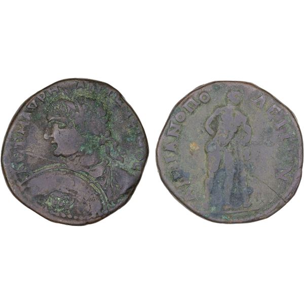 ROMAN PROVINCIAL: THRACE: Hadrianopolis, Caracalla, 198-217 AD, AE26 (10.42g), F-VF