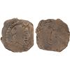 Image 1 : SOGDIANA: uncertain ruler, ca. 600 AD, AE unit (1.52g), crude VF
