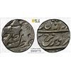 Image 1 : MUGHAL: Farrukhsiyar, 1713-1719, AR 1/2 rupee, Azimabad, year one (ahad), PCGS UNC details