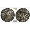 Image 1 : MUGHAL: Shah Alam II, 1759-1806, AR rupee, Akbarabad (= Agra), AH1196 year 24, PCGS AU details