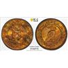 Image 1 : TONK: Muhammad Sa'adat Ali Khan, 1930-1949, AE pice, 1932/AH1350, PCGS MS65 RB