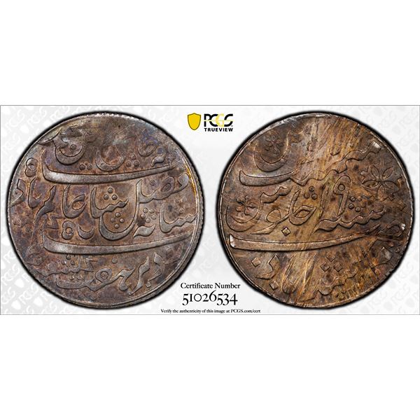 BENGAL PRESIDENCY: AR rupee, Murshidaad, year 19, PCGS AU58