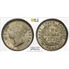 Image 1 : BRITISH INDIA: Victoria, Queen, 1837-1876, AR 2 annas, 1841(c), PCGS MS64