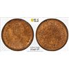 Image 1 : BRITISH INDIA: Victoria, Empress, 1876-1901, AE 1/2 pice, 1900(c), PCGS MS63 RB