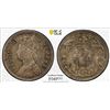 Image 1 : BRITISH INDIA: Victoria, Empress, 1876-1901, AR 2 annas, 1888-B, PCGS MS63