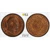 Image 1 : BRITISH INDIA: Edward VII, 1901-1910, AE 1/2 pice, 1905(c), PCGS MS63 RB