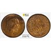 Image 1 : BRITISH INDIA: Edward VII, 1901-1910, AE 1/2 pice, 1907(c), PCGS MS63 RB
