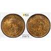 Image 1 : BRITISH INDIA: George V, 1910-1936, AE 1/2 pice, 1923(c), PCGS MS64 RB