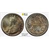 Image 1 : BRITISH INDIA: George V, 1910-1936, AR 1/4 rupee, 1934(c), PCGS MS65