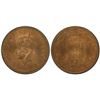 Image 1 : BRITISH INDIA: George VI, 1936-1947, AE 1/4 anna, 1939(c), PCGS MS63 RB