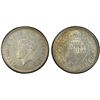 Image 1 : BRITISH INDIA: George VI, 1936-1947, AR 1/2 rupee, 1939(c), PCGS MS63