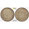 Image 1 : BELGIUM: Leopold II, 1865-1909, AR franc, 1880, PCGS MS62