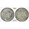 Image 1 : BELGIUM: Albert I, 1909-1934, AR 20 francs, 1934, PCGS MS63