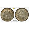 Image 1 : FRANCE: Third Republic, AR 5 francs, 1876-A, PCGS MS63