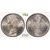 Image 1 : BAVARIA: Otto I, 1886-1913, AR 2 mark, 1907-D, PCGS AU58