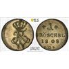 Image 1 : SILESIA: Friedrich Wilhelm III, 1797-1840, BI gröschel, Glatz, 1808-G, PCGS MS63
