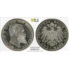 Image 1 : WÜRTTEMBERG: William II, 1891-1918, AR 2 mark, 1904-F, PCGS MS63