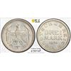 Image 1 : GERMANY: Weimar Republic, AR 3 mark, 1924-A, PCGS MS65