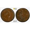 Image 1 : GREAT BRITAIN: William IV, 1830-1837, AE 1/3 farthing, 1835, PCGS MS63 BN